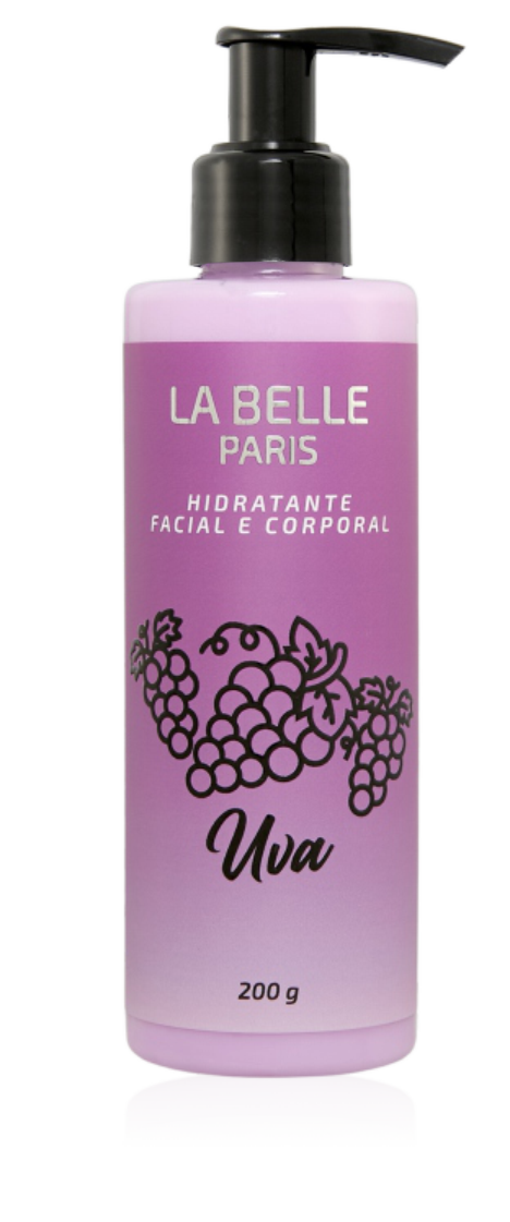 Hidratante Facial e Corporal Uva La Belle Paris